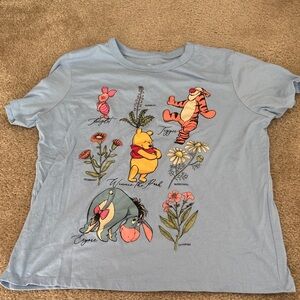 Hybrid Apparel Light Blue Winnie the Pooh Tee